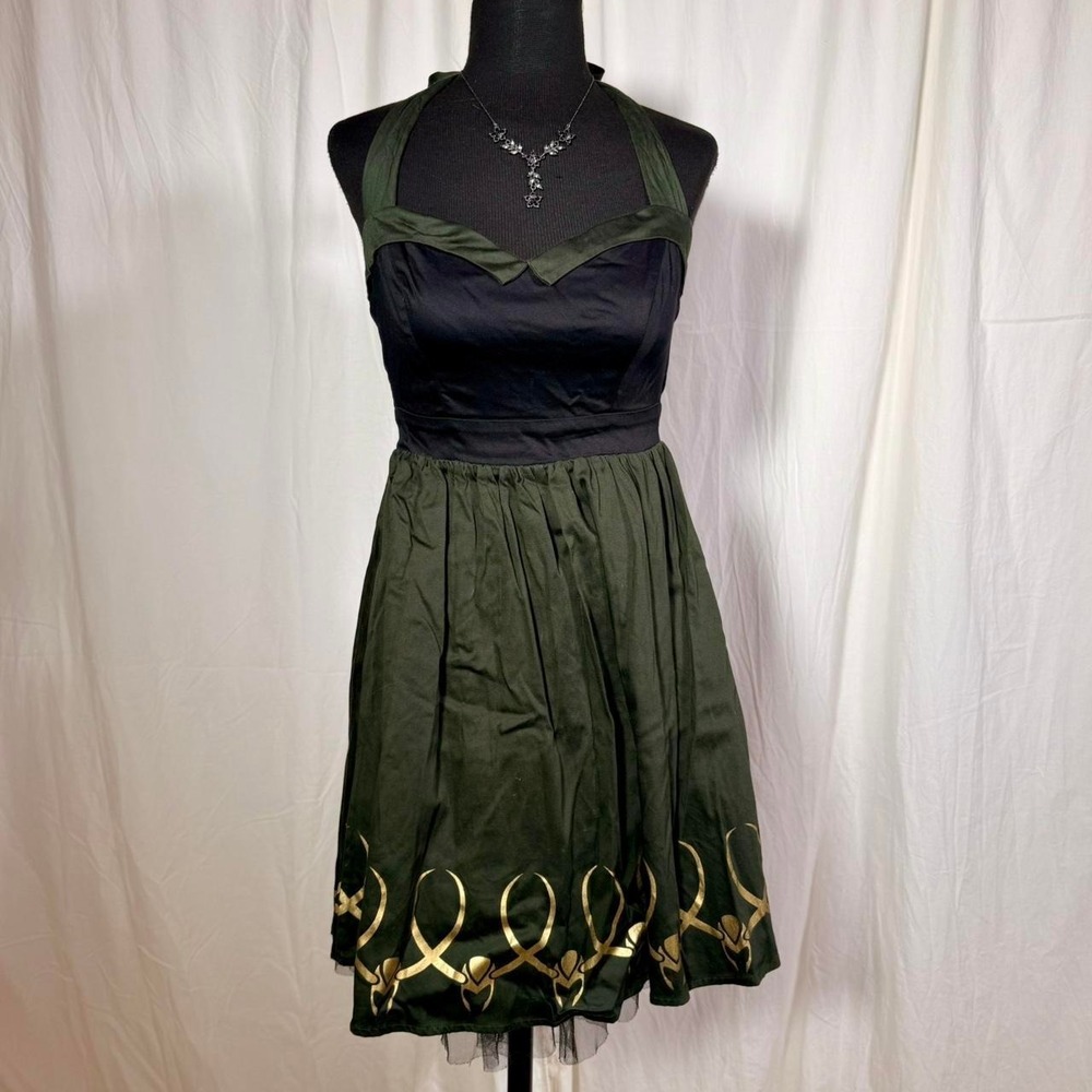 Her Universe Marvel Loki Halter Dress Size XS